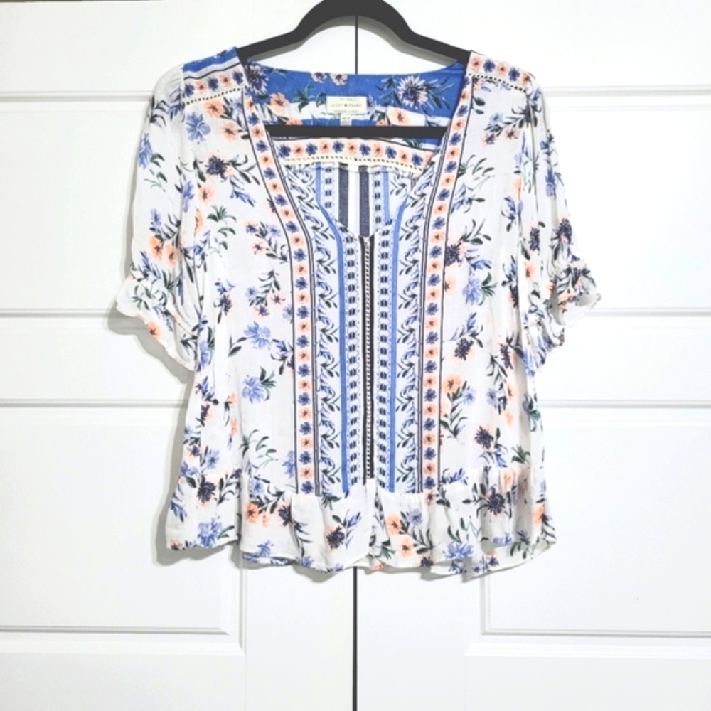 Lucky Brand Floral Blouse